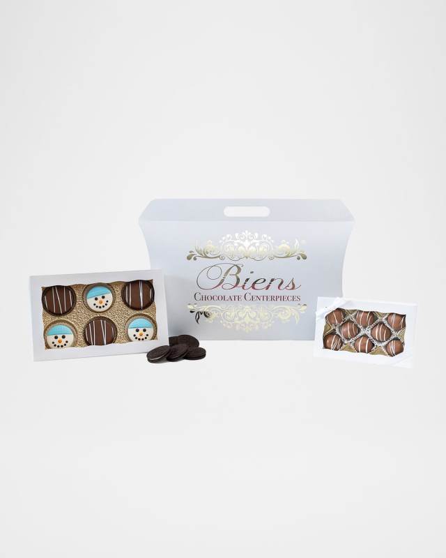 Snowmen Sandwich Cookie & Bien Tote Box